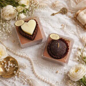 Candle Bougie Chocolate Scented Candle Set